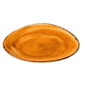 270mm Jersey kolmnurkne taldrik oranz