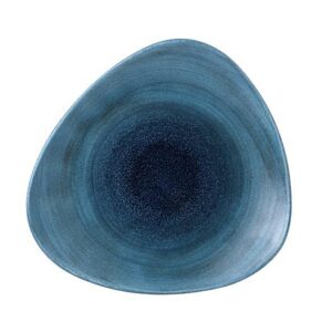 265mm Stonecast Aqueous Lagoon kolmnurkne taldrik