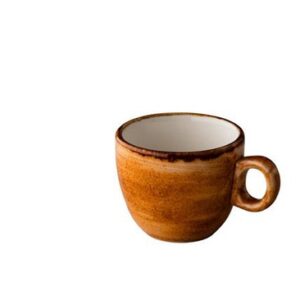 80ml Virnastatav Jersey espressotass oranz