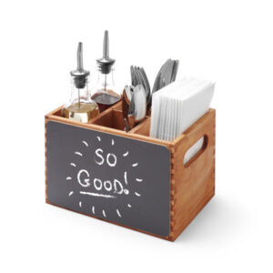 210x150x150mm Menüü ja söögiriistade korv