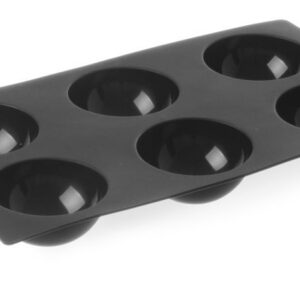Ø70x(H)32 Silikoonvorm Semi-Sphere 6 auku GN1/3 Ø70x(H)32mm