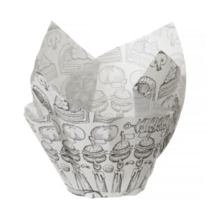 160x160x(H)50mm Pärgamendist vorm friikartulite ja külmade suupistete jaoks 150tk.