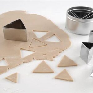 Kolmnurk Küpsisevormid komplekt - 6tk. (H)50mm