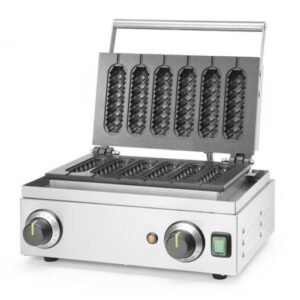 Corn dog vahvliküpsetaja 230V/1550W, 390x335x(H)230mm