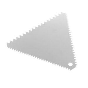 110x110mm Spaatel kondiitritoodete kolmnurkne kammiga
