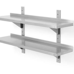 1400x300x600mm Teraskinnitustega, reguleeritav 2-osaline seinariiul