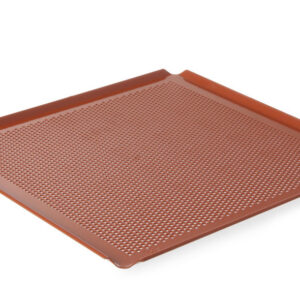 GN2/3 Perforeeritud küpsetusplaat - 4 äärist 354x325x(H)10mm