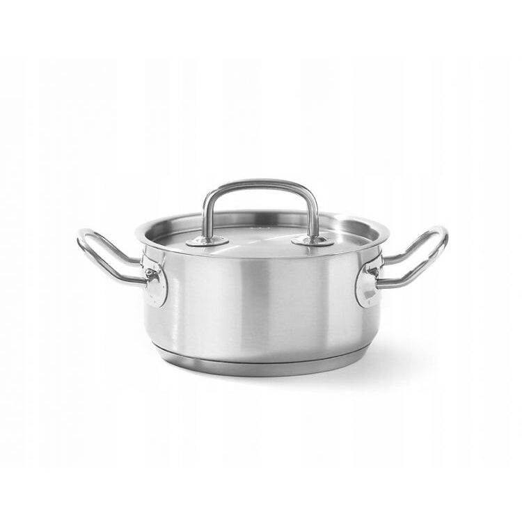 1.5L Madal pott kaanega Ø160x75mm