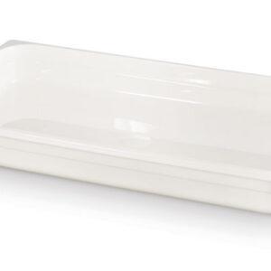 GN1/1 | 65mm | Valgest polükarbonaadist - 9L 530x325mm