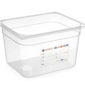 GN1/2 | 200mm | HACCP GN1/2. 12.5L 325x265mm