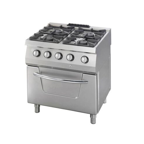 Gaasi 4 põletid /w Gas Oven 80X70cm