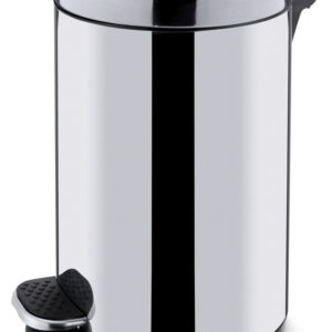 Round pedal waste bin with inner bin