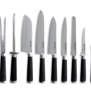 9 roostevabast terasest noaga komplekt 445x260x65mm