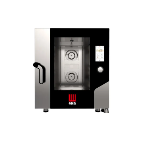 7xGN1/1 Touch Screen Gastro automaatse pesemissüsteemiga, – elektroonilise juhtimisega, elektriline, Tecnoeka, GN1/1, 400V/11400W, 730x784x(H)850mm