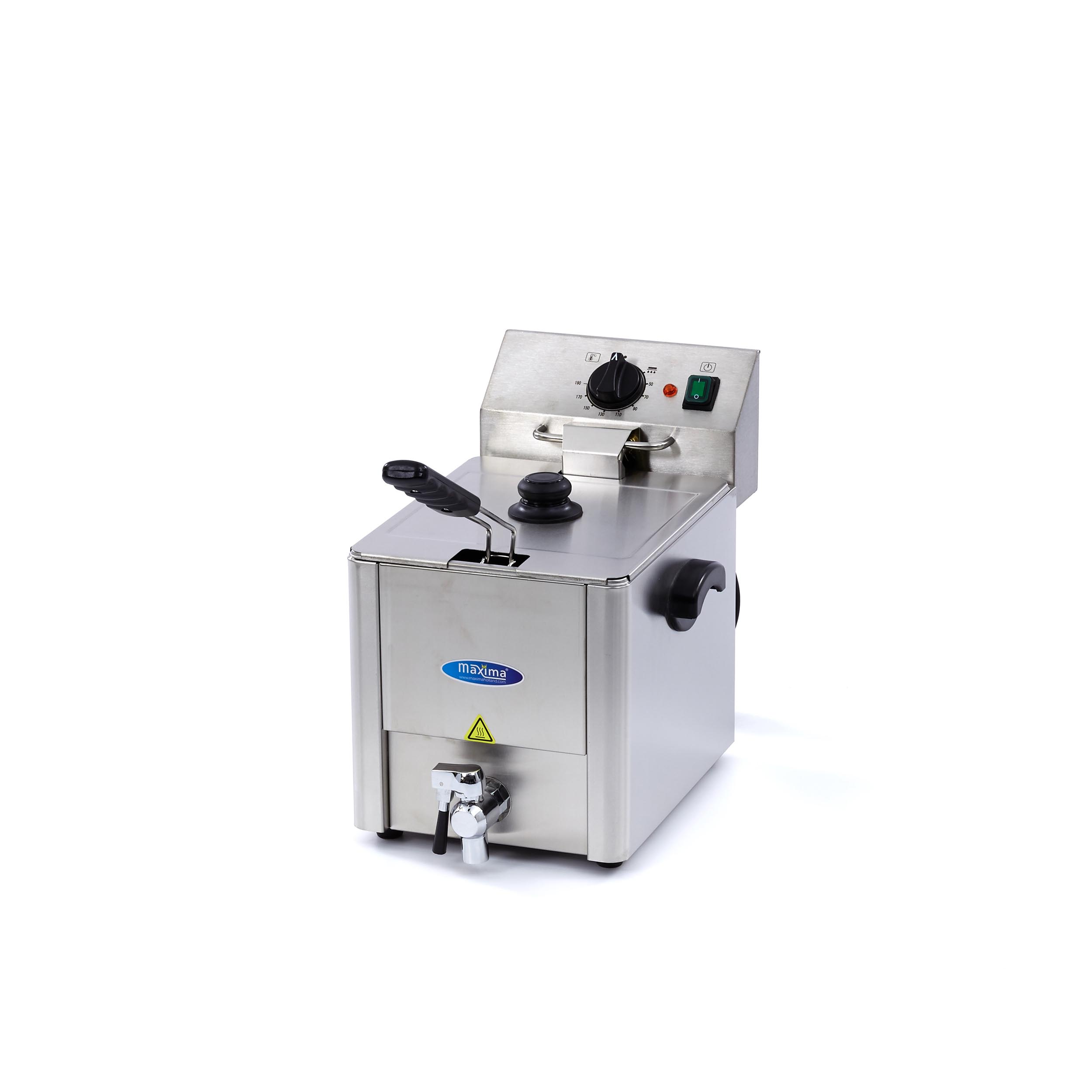 8L Fritüür koos tühjenduskraaniga