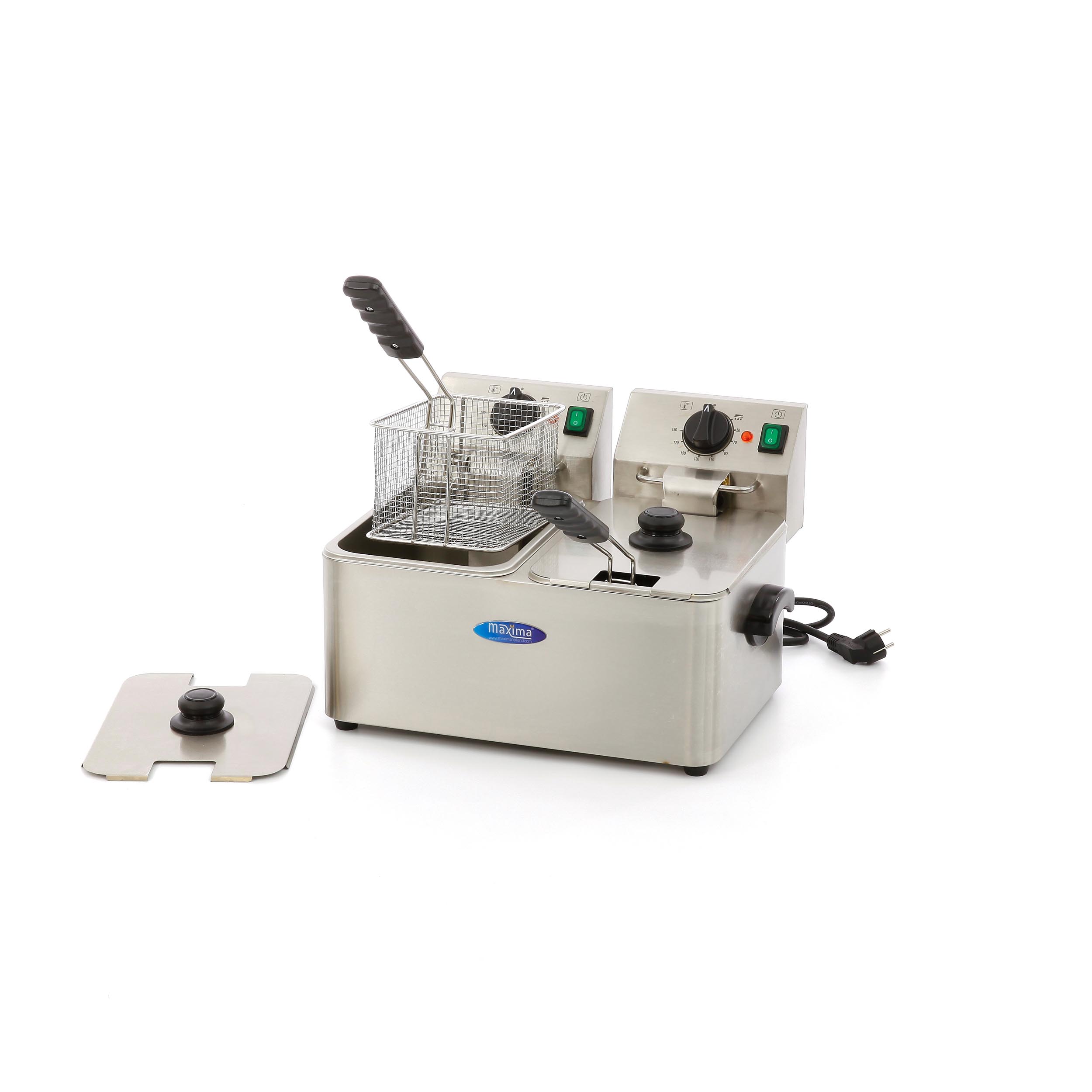 2x4L Elektrifritüür 2 korvi - kuni 2kg friikartulid