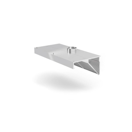 Diagonaalne ventilatsioonikubu seinale Kaldseinaga kubu, valgustusega, mõõtmed 1200x700x850 mm, 1200x700x(H)450mm