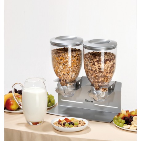 Cereal dispenser double