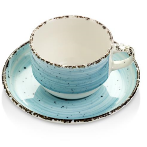 230ml Turkuse tass alustassiga