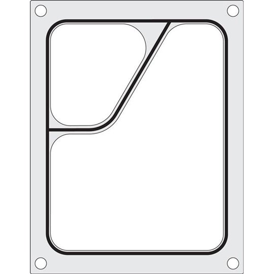 Manupack 190 sealer matrix for a two-piece Kandik 227x178mm