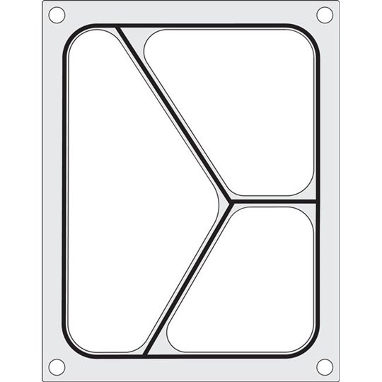 Bokama AG02E and AG02HD sealer matrix for a three-piece Kandik 227x178mm