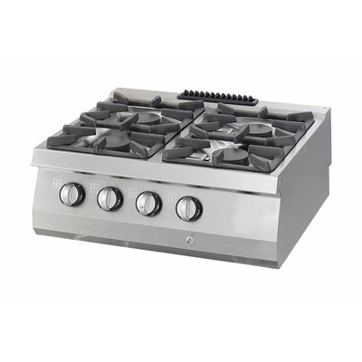 Heavy Duty Pliit - 4 põletit - Gaas