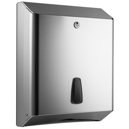 Seinale paigaldatav salvrätikute dispenser, tüüp Z või C, Monolith, 255x120x(H)325mm