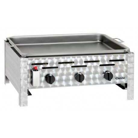 Combi table-top grill,gas,3 burners