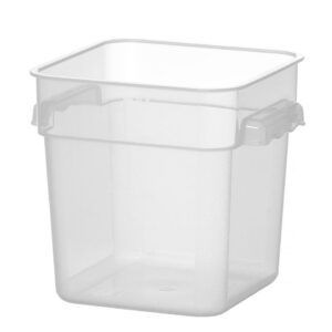 3.8L Mõõtudega toidukonteiner 190x190x(H)180mm