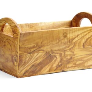 245x198mm Oliivipuust leivakast 194mm