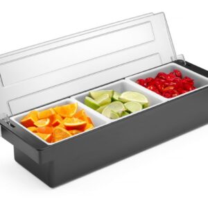 Koostisosade kast - 3 konteinerit BarUp. 480x150x100mm