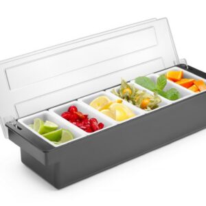 Koostisosade kast - 6 konteinerit BarUp. 480x150x100mm