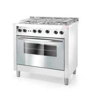 KitchenLine 5 põletiga gaasipliit Revolution gaasiahjuga