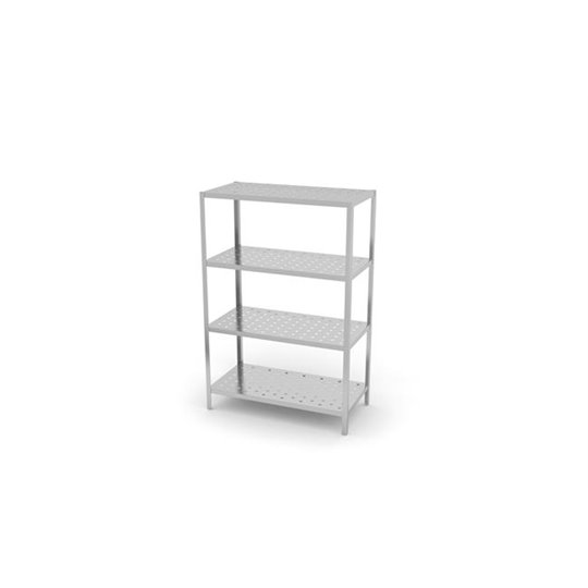 1000x500x1800mm Storage rack 4 perforated riiulid welded