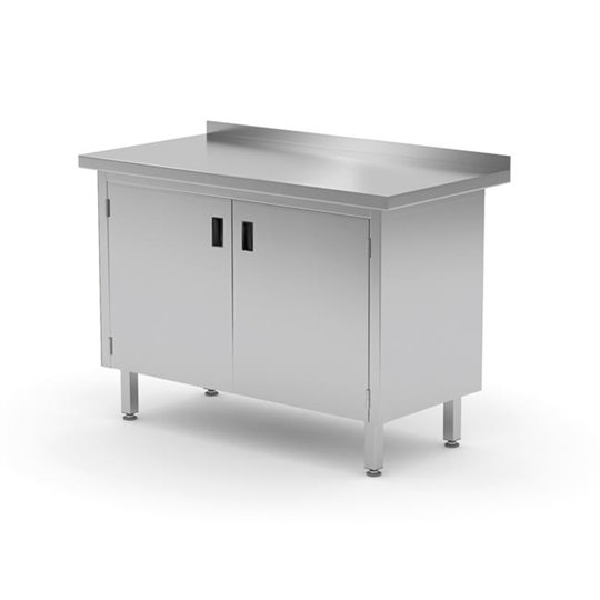 120x60x85cm Wall table with a cabinet with hinged Ukss