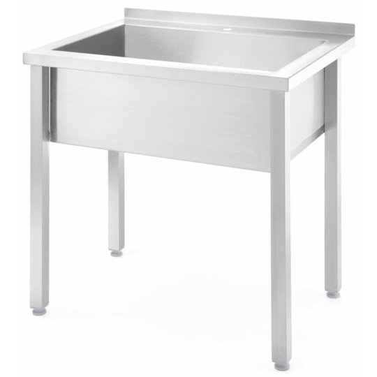 1000x600x850mm Valamuga laud BudgetLine, ilma katteta – keevitatud, sügavus 600 mm