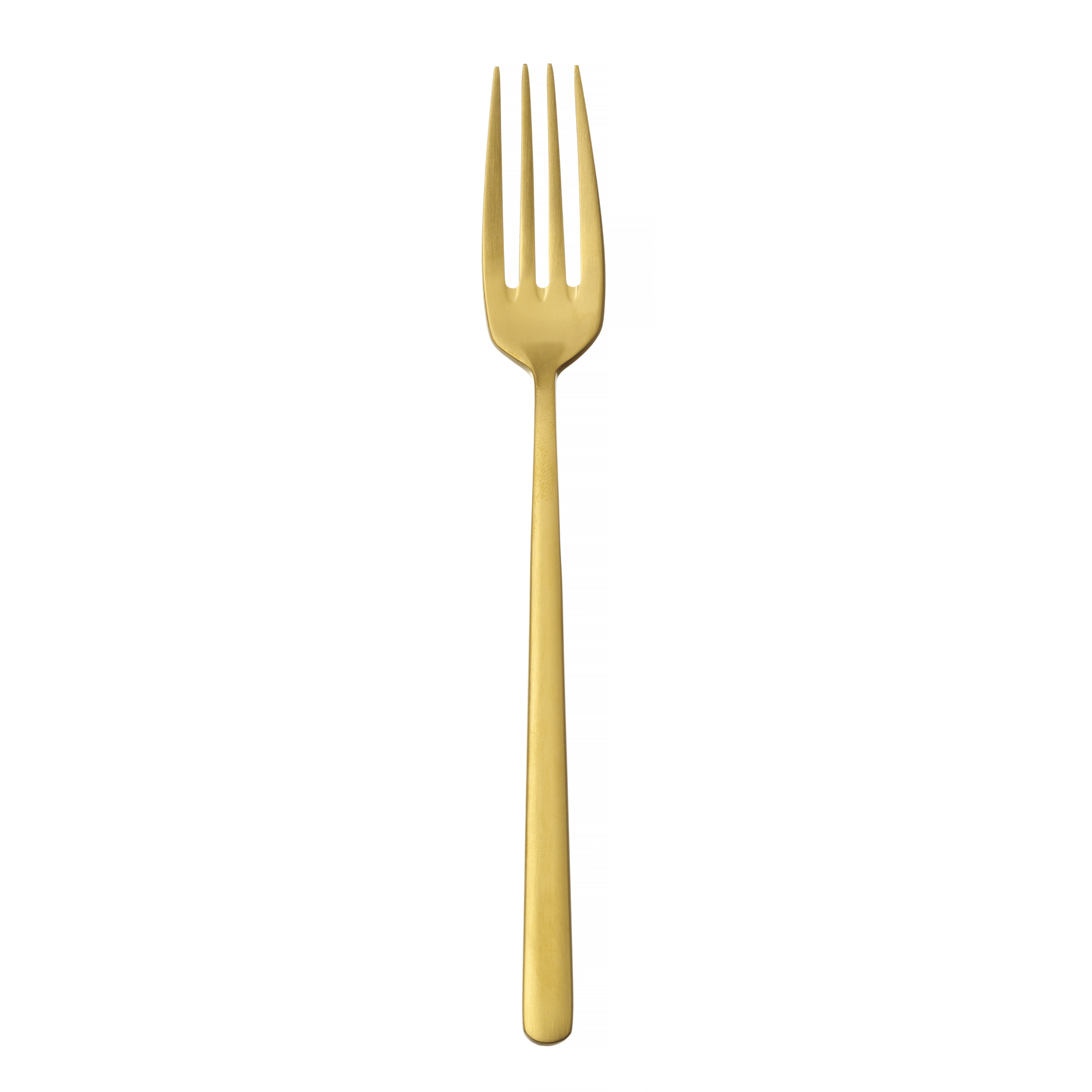 GL177 Table fork AMARONE.4.0mm matt gold 12pcs in a gift box