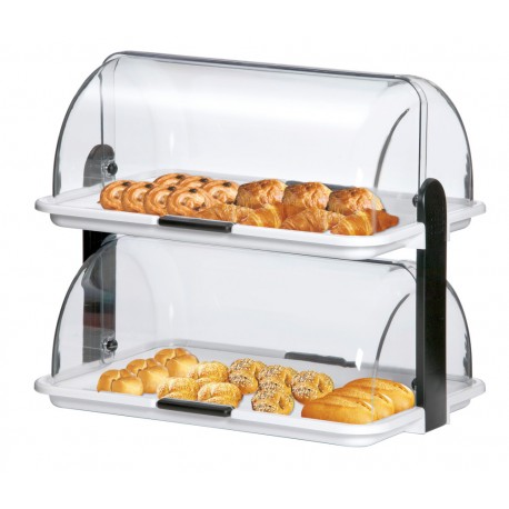 Buffet display double plastic