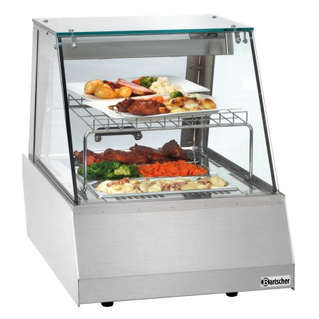 Hot display unit GN1/1 curved glass