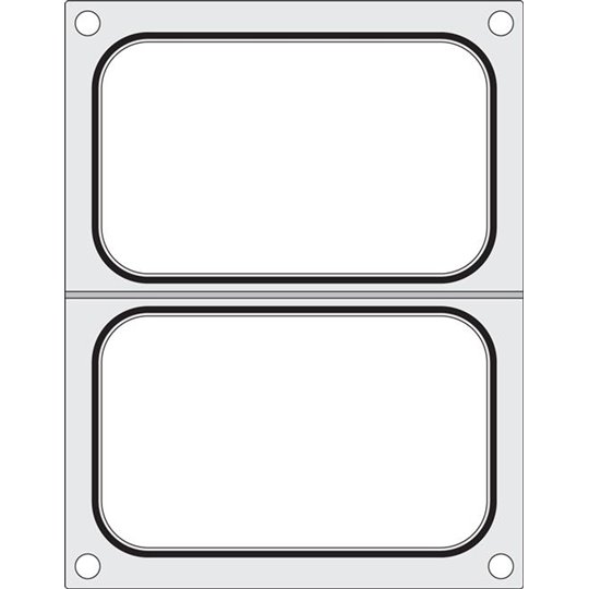 Kiletusraam 2x konteiner 178x113 mm